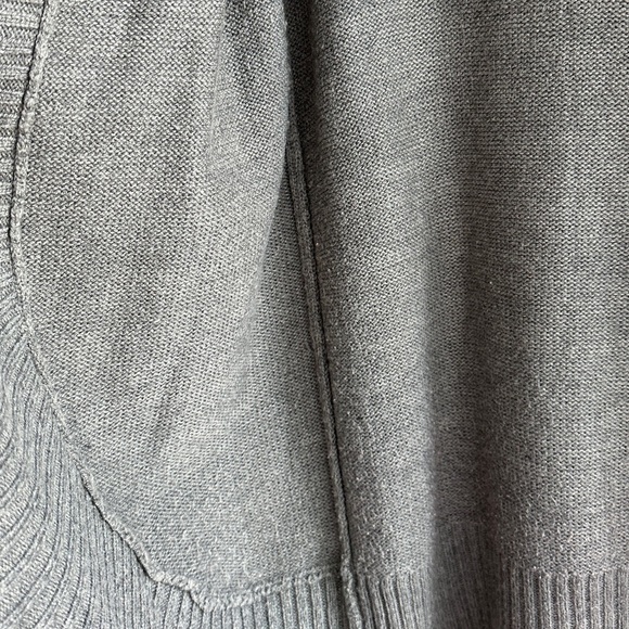 Forever 21 Grey Cozy Knit Cardigan, Open Front Comfy Sweater, Size Medium - Picture 11 of 16